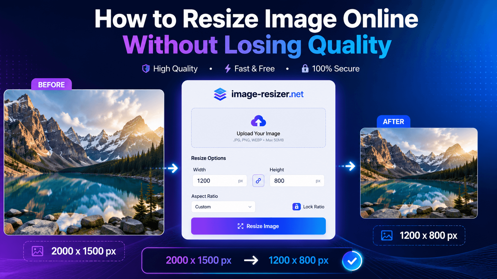 How to Resize Image Online Without Losing Quality (Step-by-Step Guide)